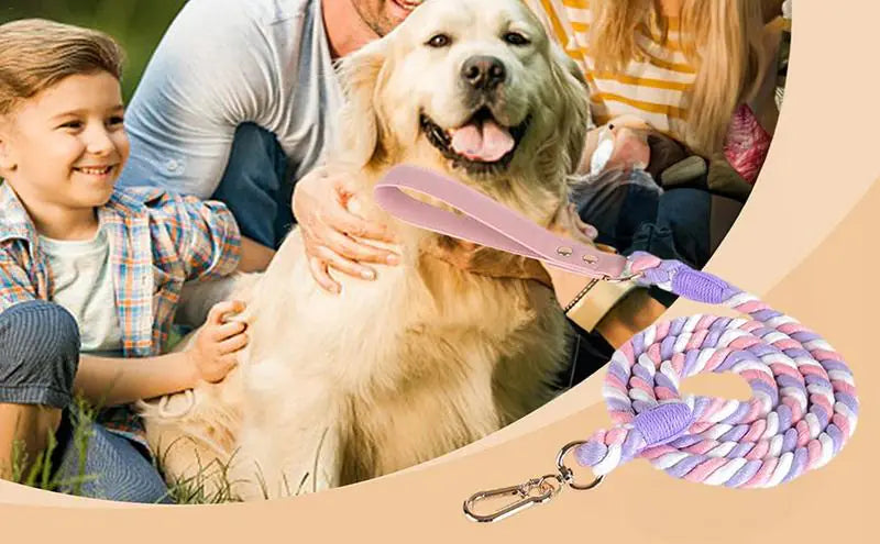 Durable Heavy Duty Dog Leash with Comfortable Handle
